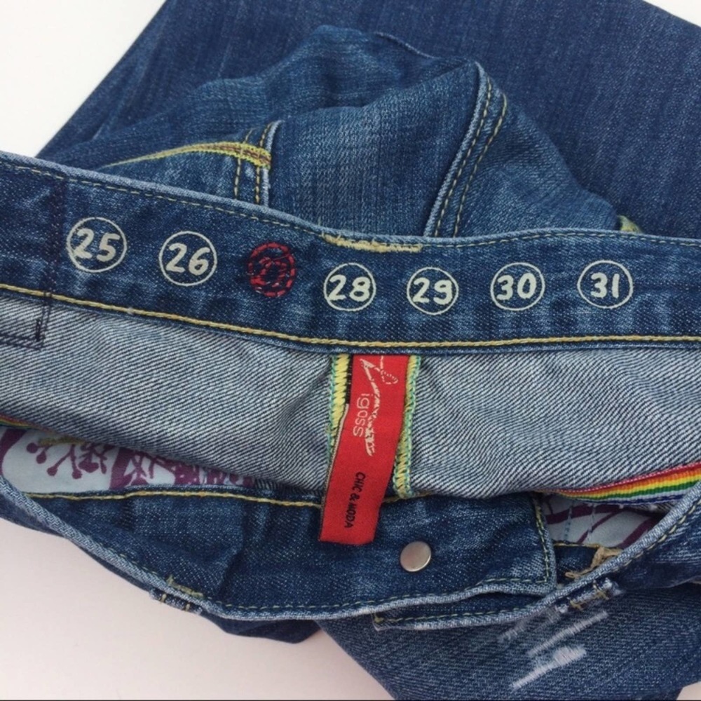 Vigoss Chic & Moda Unique Distressed Jeans - Picture 4 of 5